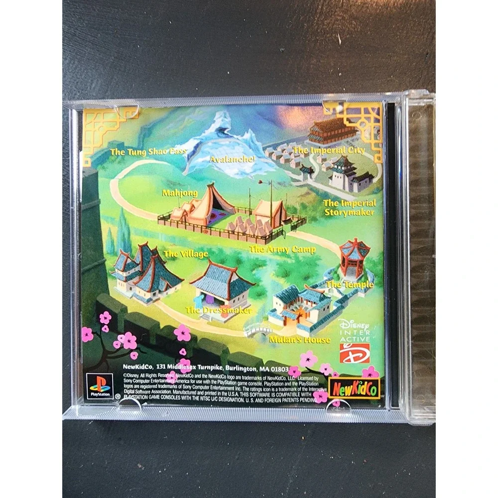 Disney's Mulan Story‎ Studio Playstation PS1 Game 1999 NTSC-U/C